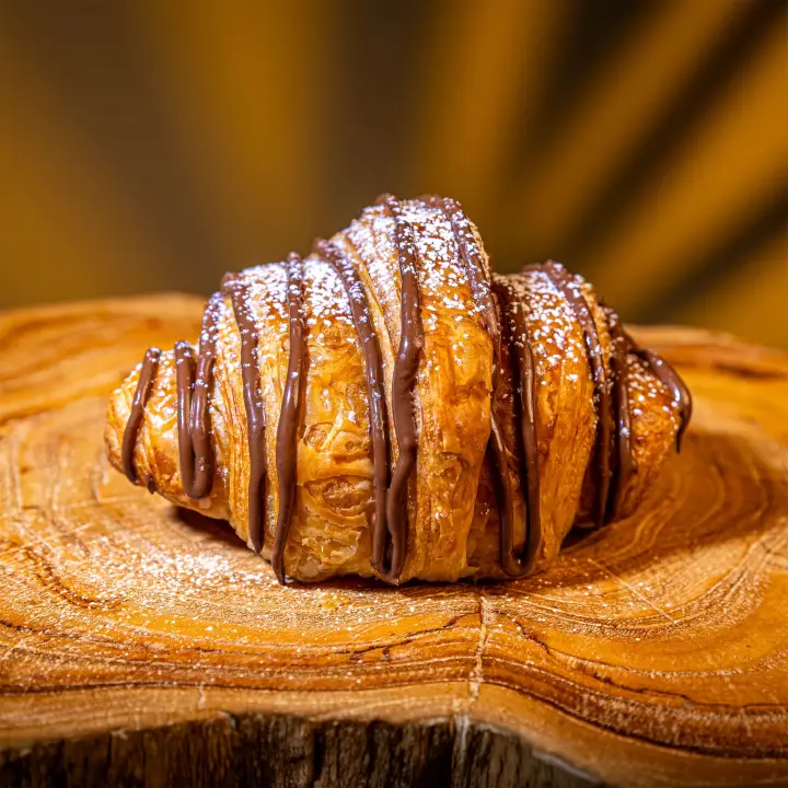 Nutella croissant at Kiki Kafé
